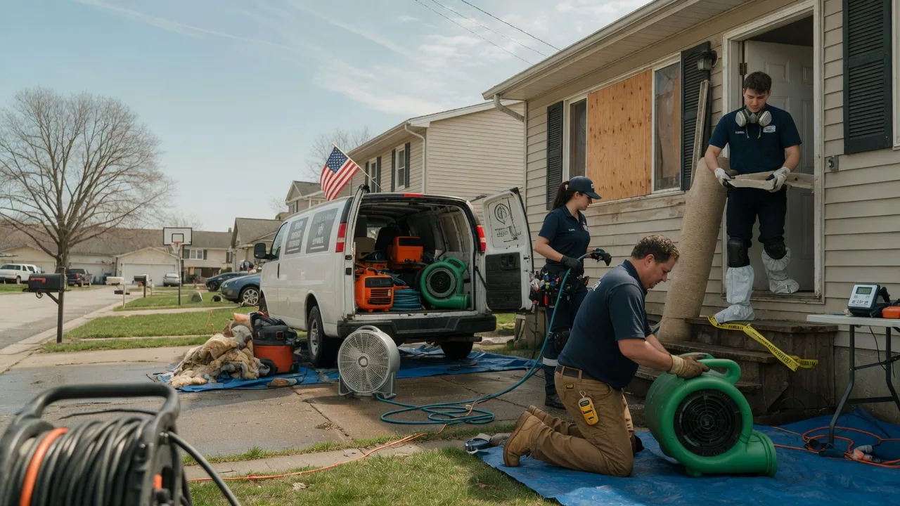 Water Damage Restoration in Fall Creek, WI near me